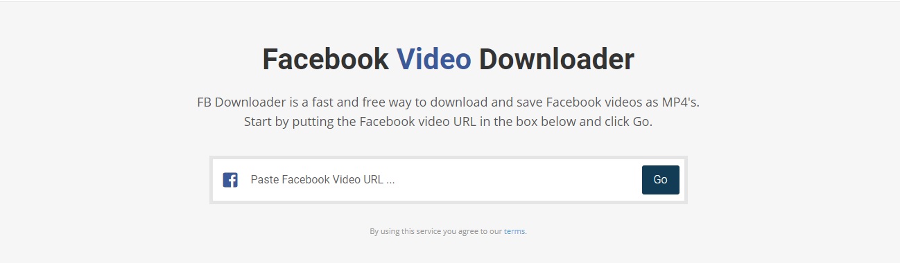 Facebook video download