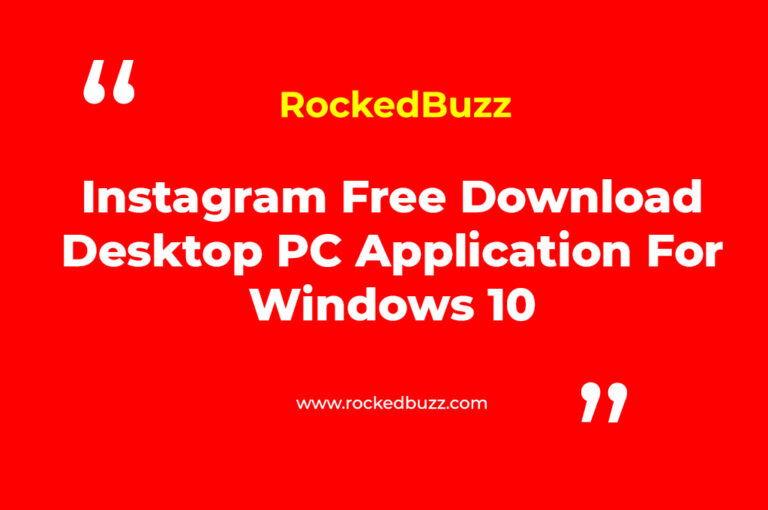 Instagram Download For Windows Pc