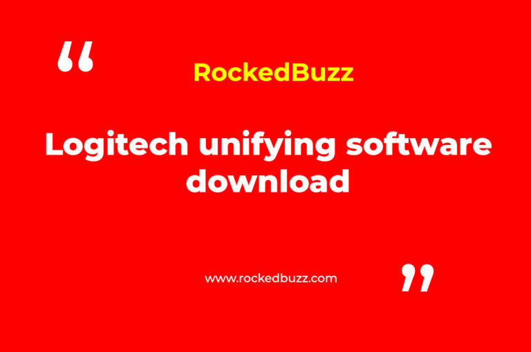 Logitech unifying software download