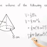 How do you find the volume of a cone video