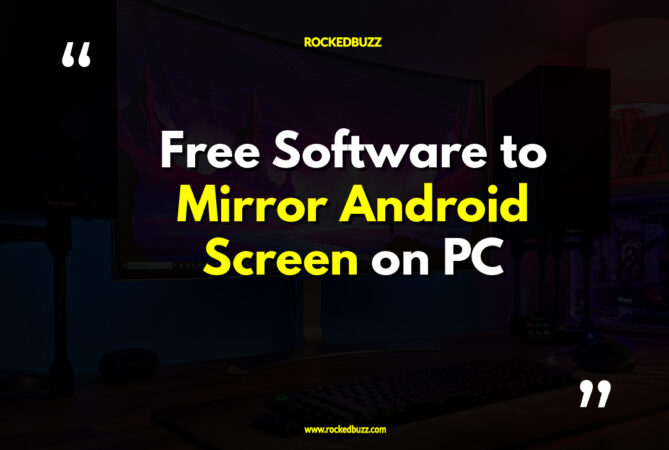 Free Software to Mirror Android Screen on PC