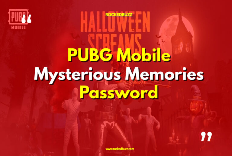 PUBG Mobile Mysterious Memories Password