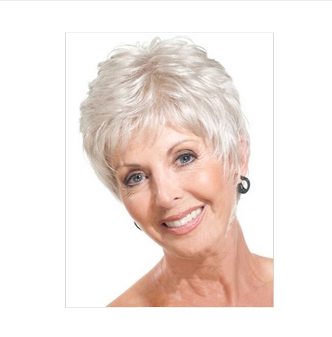 short hair styles for women Old woman