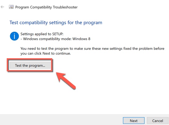 The version of this file is not compatible with the version of Windows you are running