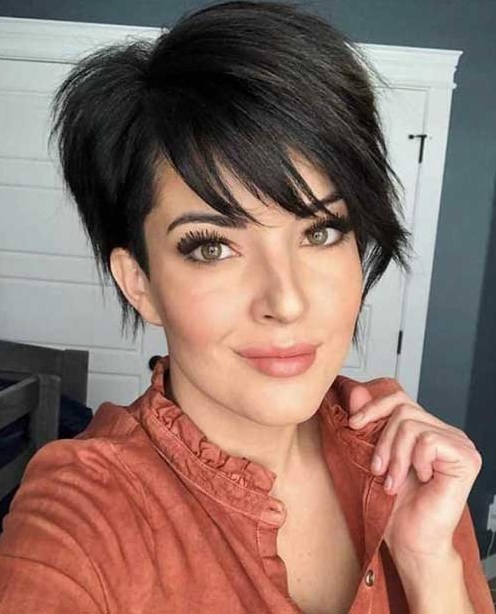 the edgy long pixie cut