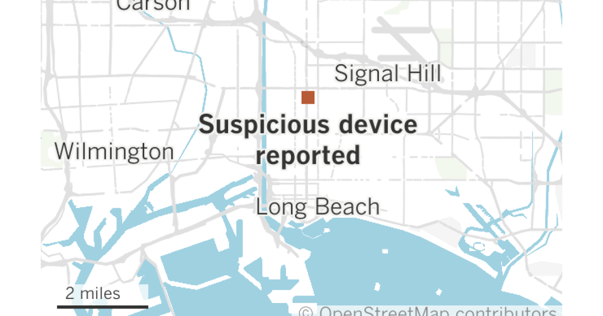 ioi2w suspicious device reported in long beach
