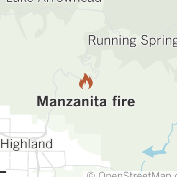 so2fq manzanita fire near running springs