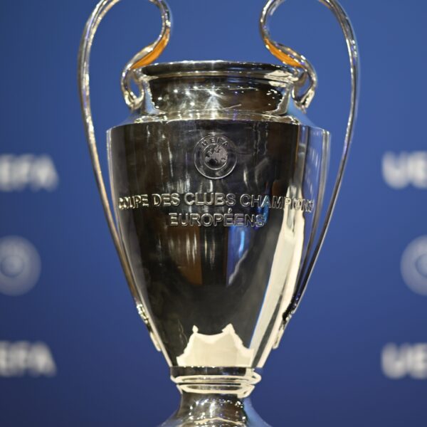 view uefa champions league trophy 740343295